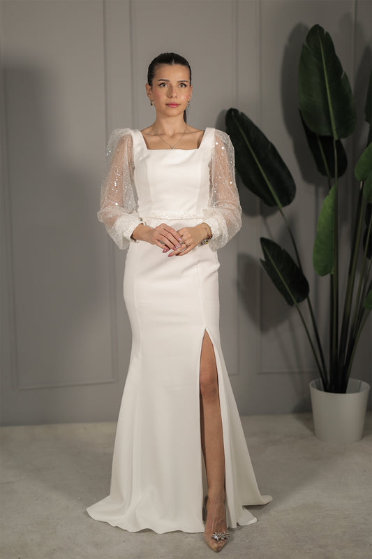 Sinem Dress - Weiß