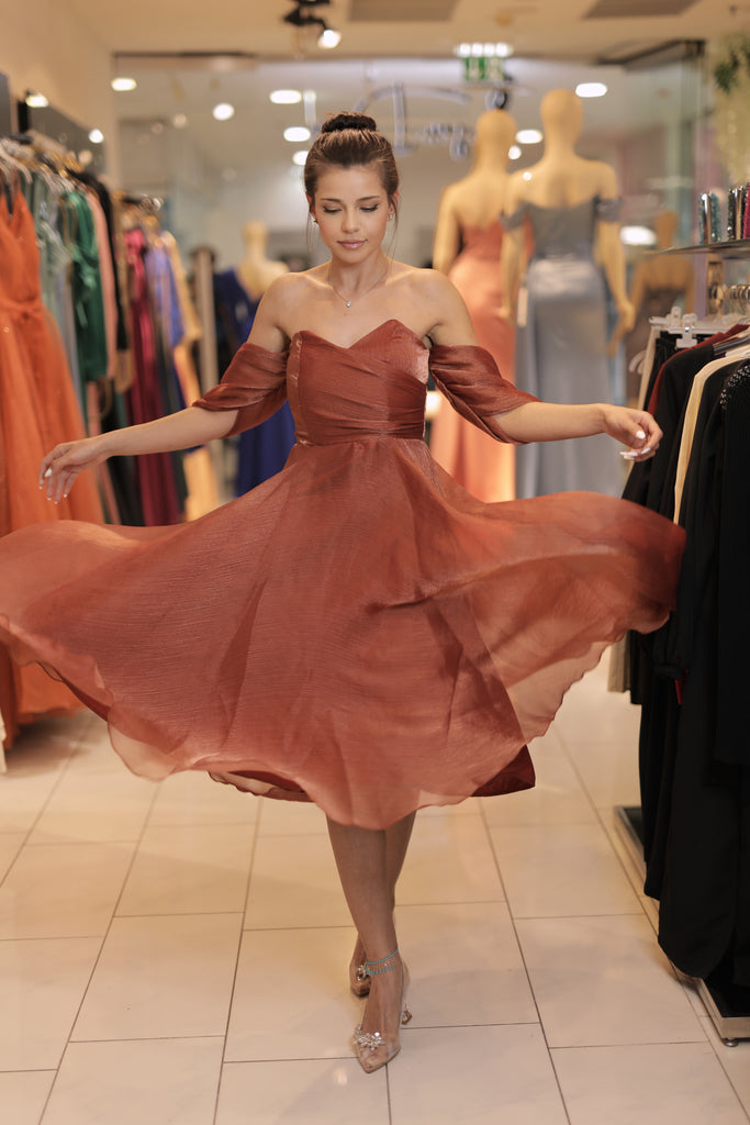 Sweet Orange Dress