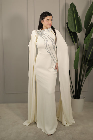 Talia Dress - Creme
