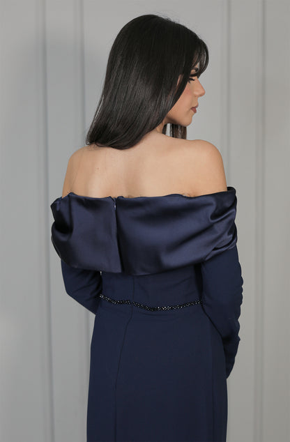 Tina Dress - Dunkelblau