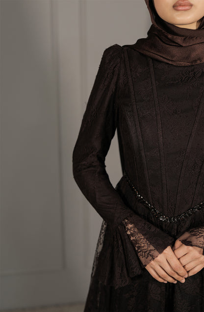 Vera Dress - Dunkelbraun