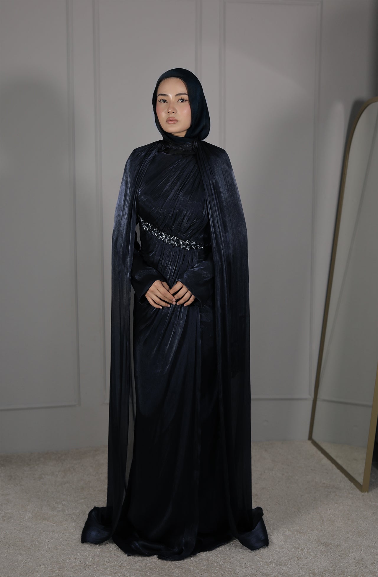 Zeren Dress - Dunkelblau