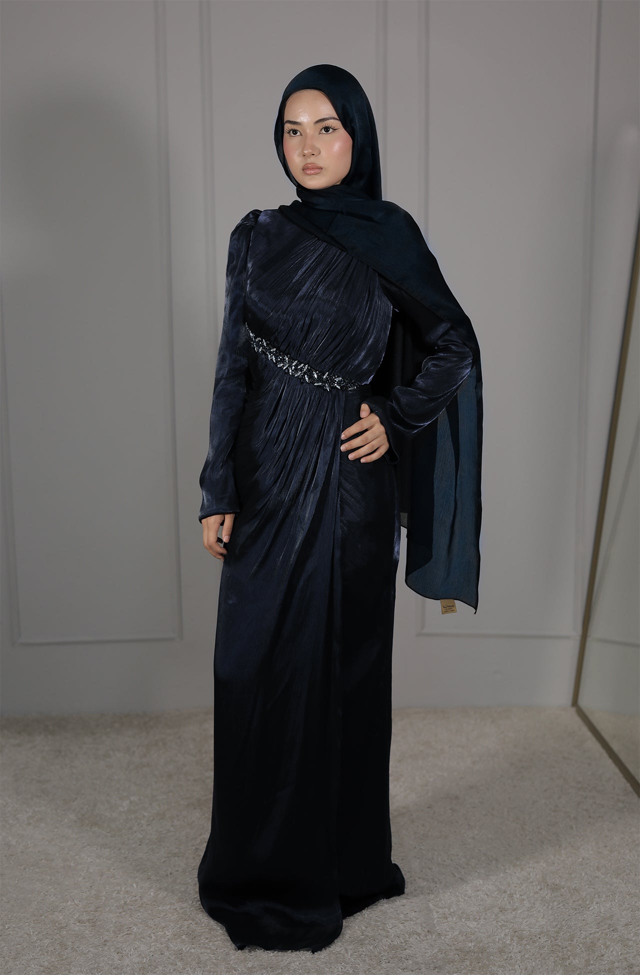 Zeren Dress - Dunkelblau