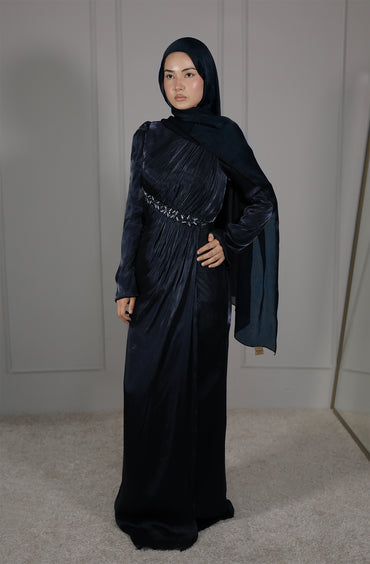 Zeren Dress - Dunkelblau