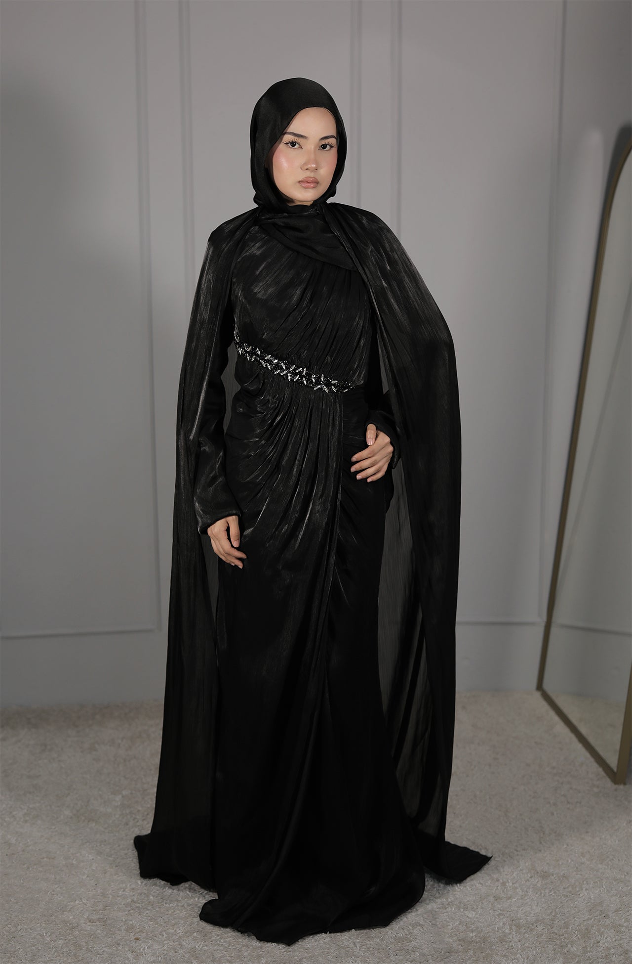 Zeren Dress - Schwarz