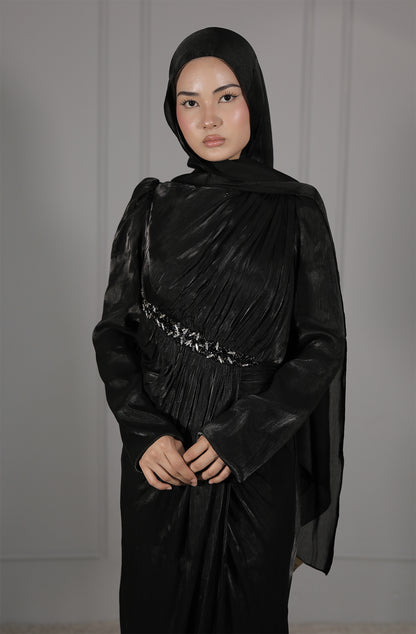 Zeren Dress - Schwarz
